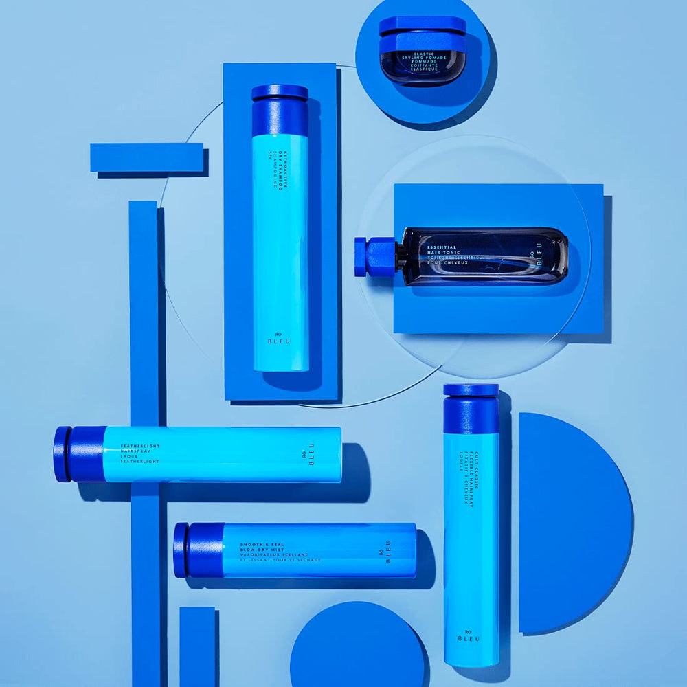 R+Co BLEU packaging design emphasizes premium feel and sustainability.