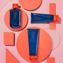 R+Co BLEU cactus extract close-up highlighting hydration and shine retention.