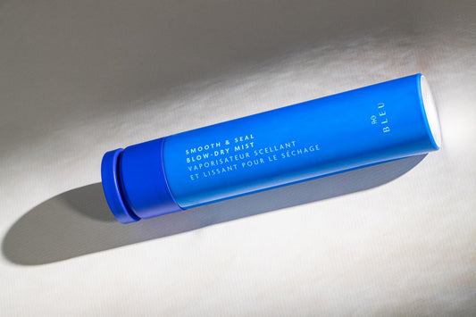 R+Co BLEU spray nozzle shown for even application and shine