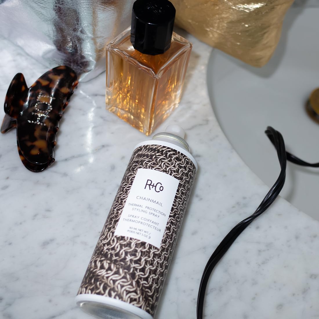 R+Co Chainmail silky finish highlights weightless shine