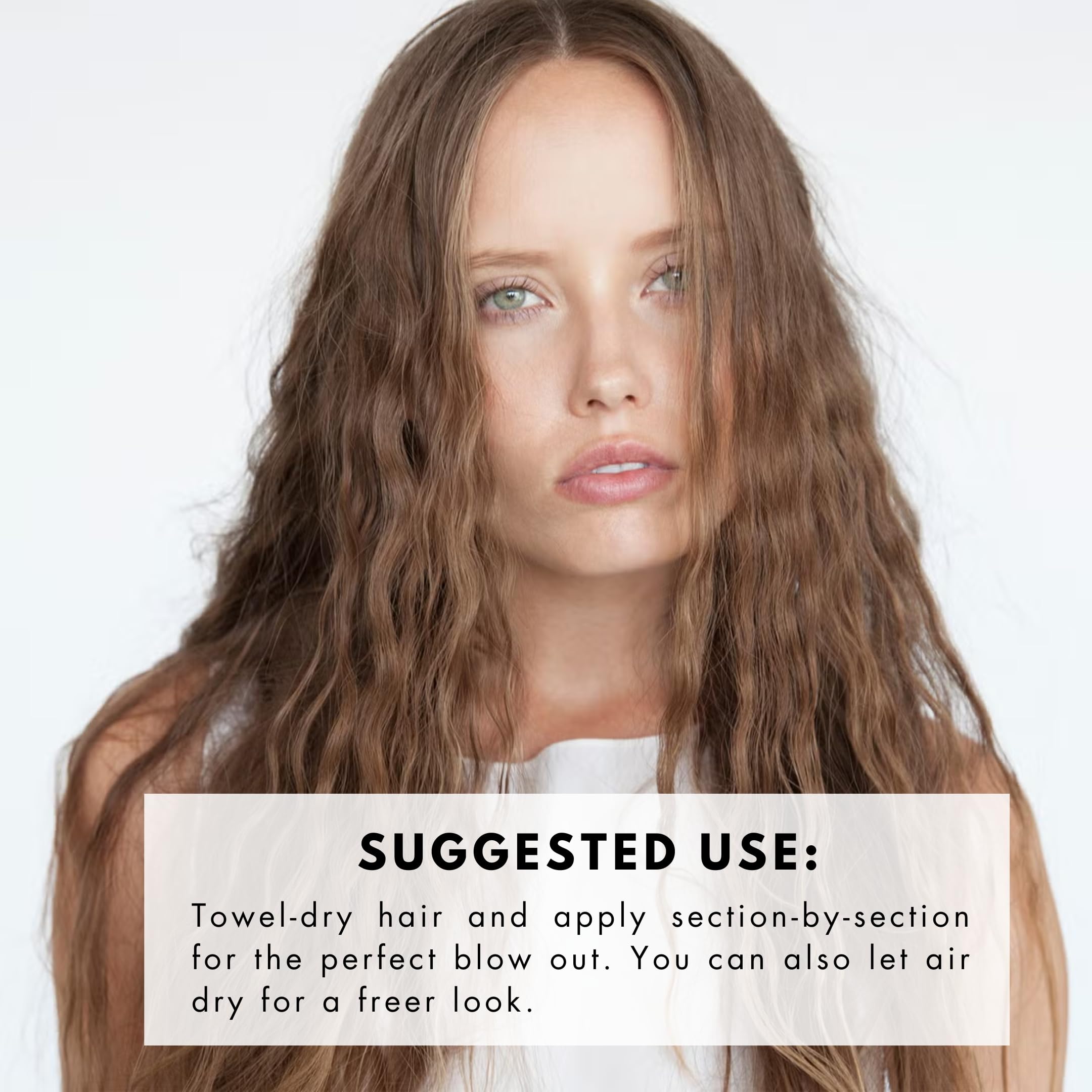 Abyssinian Oil benefits in hair treated with R+Co mousse