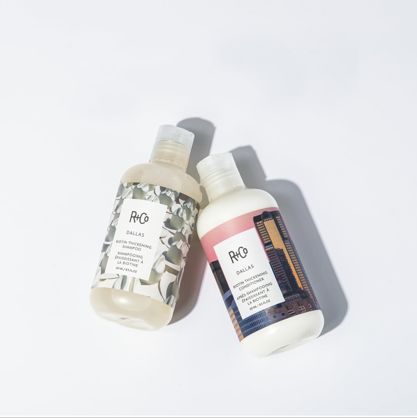 R+Co Dallas label front close-up confirms vegan and cruelty-free credentials