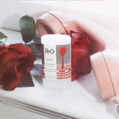 R+Co Dart Pomade Stick long-lasting hold throughout day