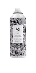 R+Co Foil Frizz + Static Control Spray bottle delivers sleek, frizz-free shine.