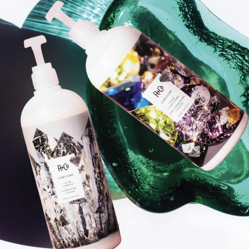 R+Co Gemstone Color Lemon scent close-up for refreshing wash