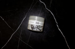 R+Co Hyperlink applied on hair with defined texture and light shine