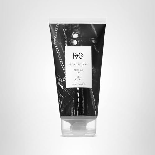 R+Co Motorcycle Flexible Gel packaging highlighting vegan and cruelty-free branding