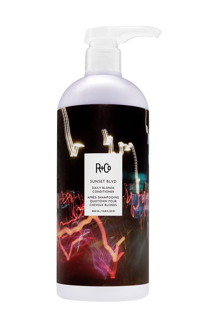 R+Co Sunset Blvd conditioner bottle for daily brightness and softness