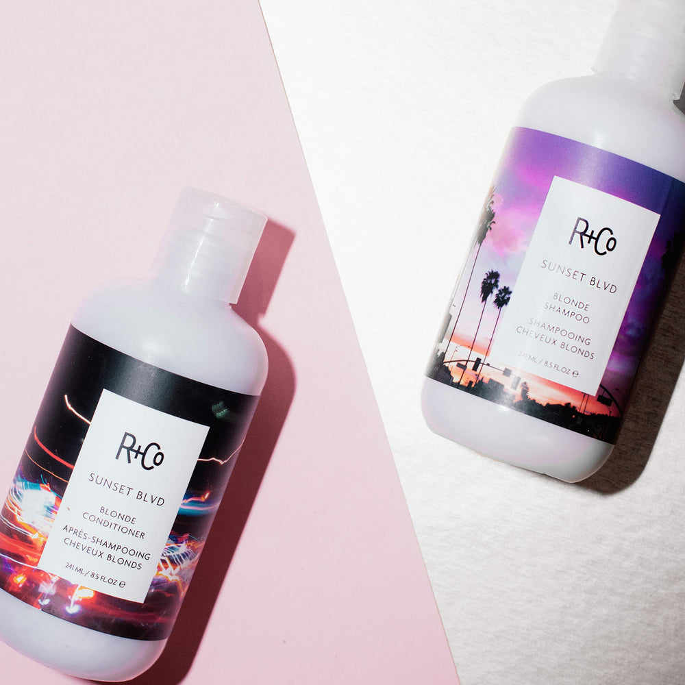 R+Co Sunset Blvd packaging emphasizes vegan and cruelty-free status