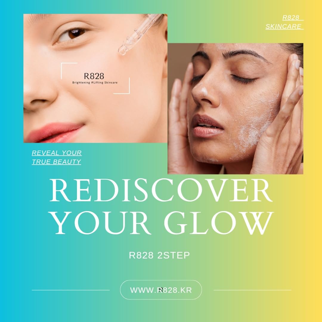 R828 hydrated, soft finish on skin after use.