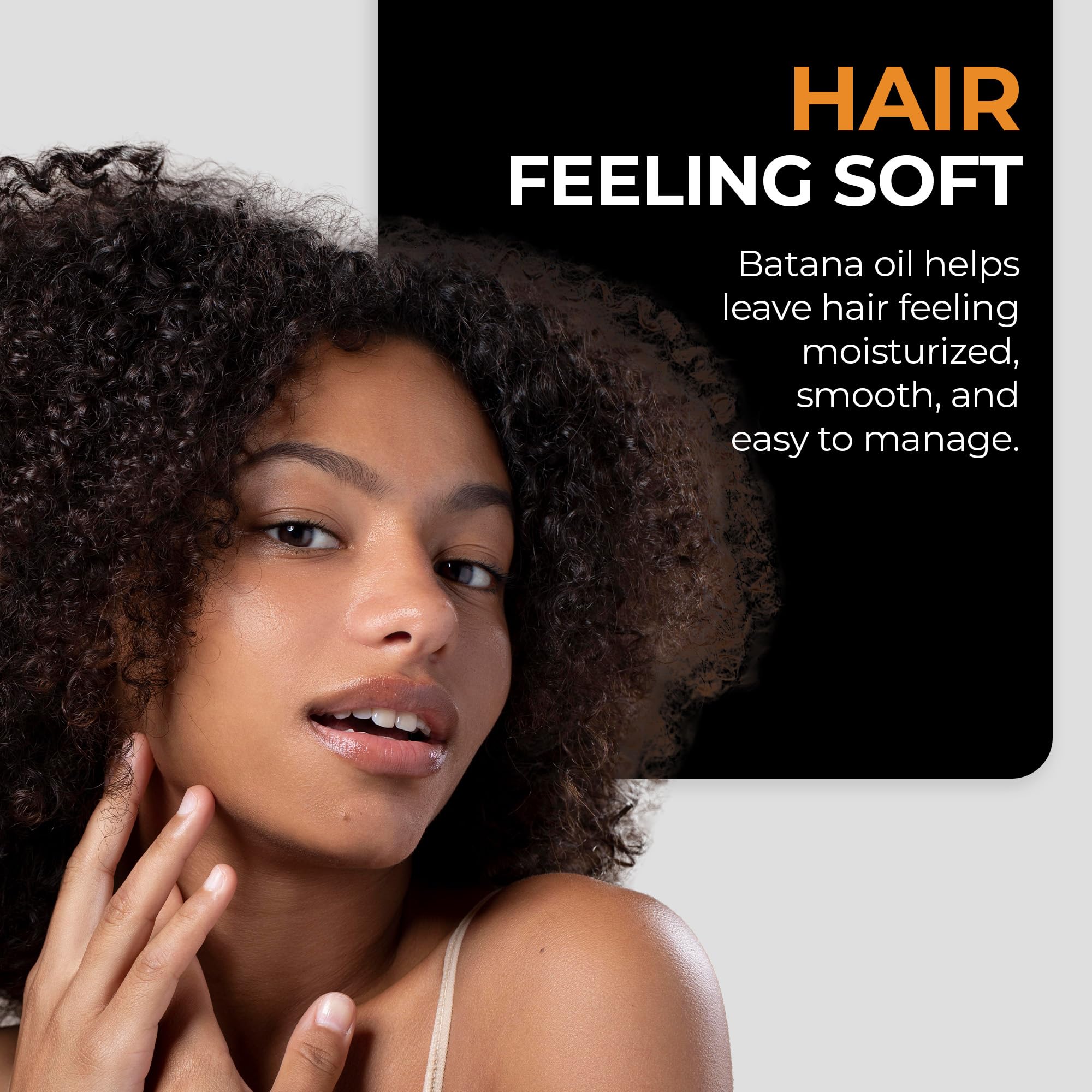 Curls defined and textured with RA COSMETICS Batana Oil Leave-In Conditioner.