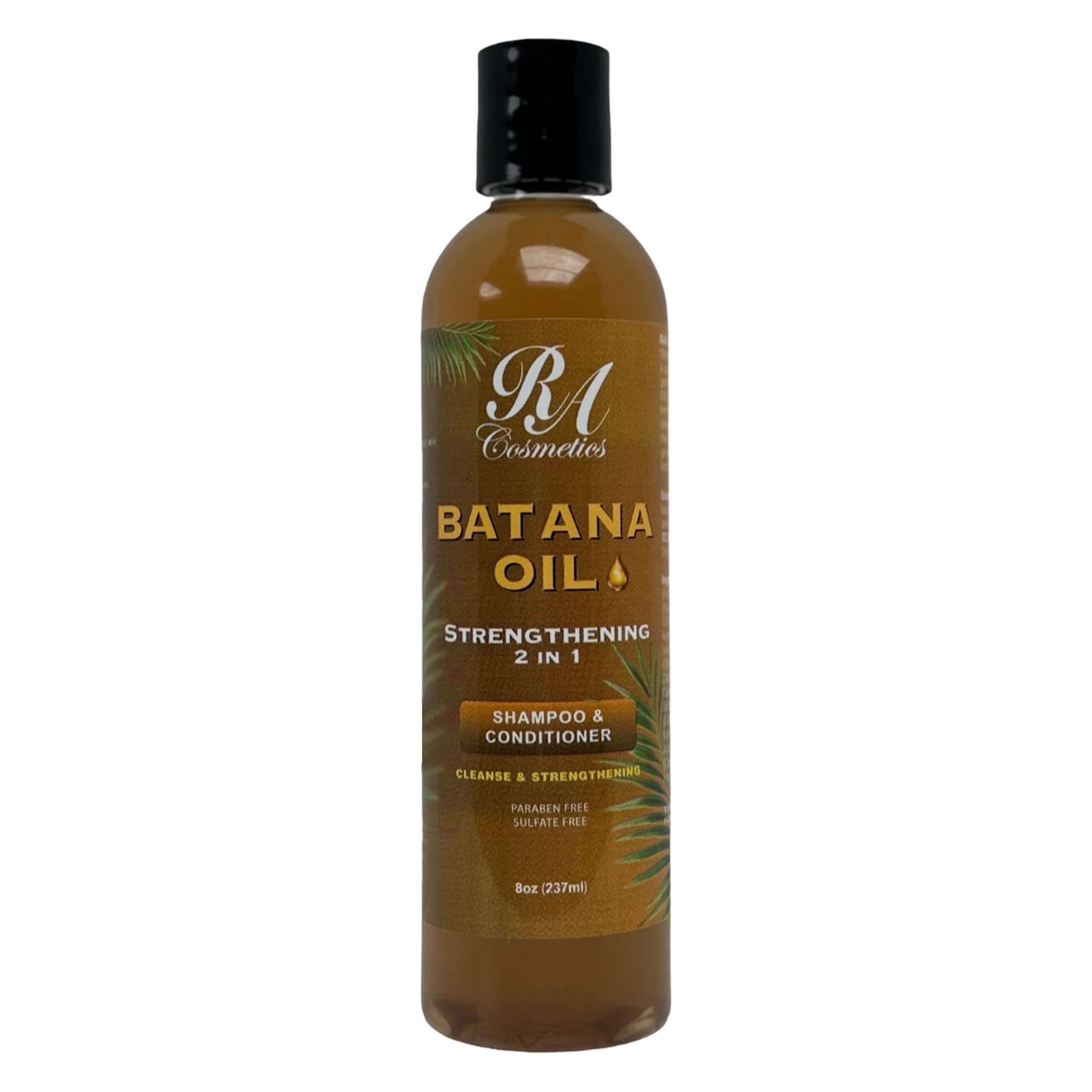 RA COSMETICS huile Batana — bouteille prête à nourrir le cuir chevelu.