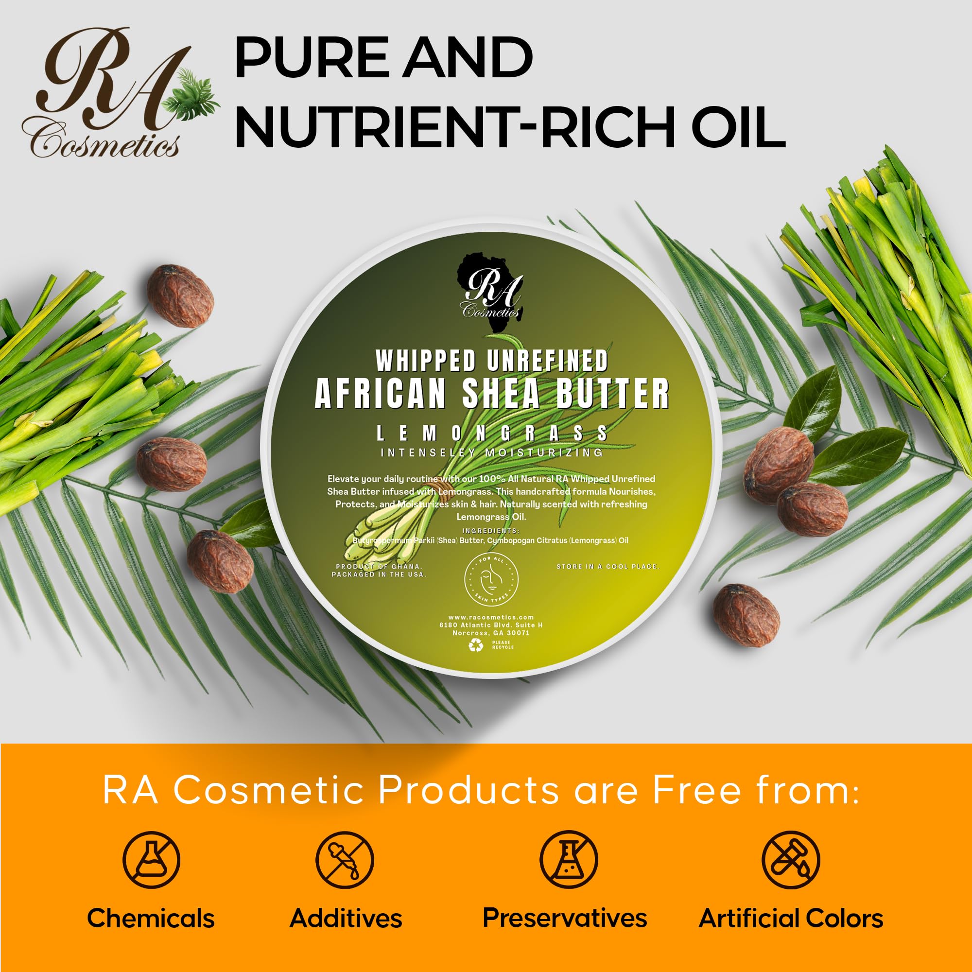 RA COSMETICS soft lips with shea butter demonstrates gentle lip conditioning.