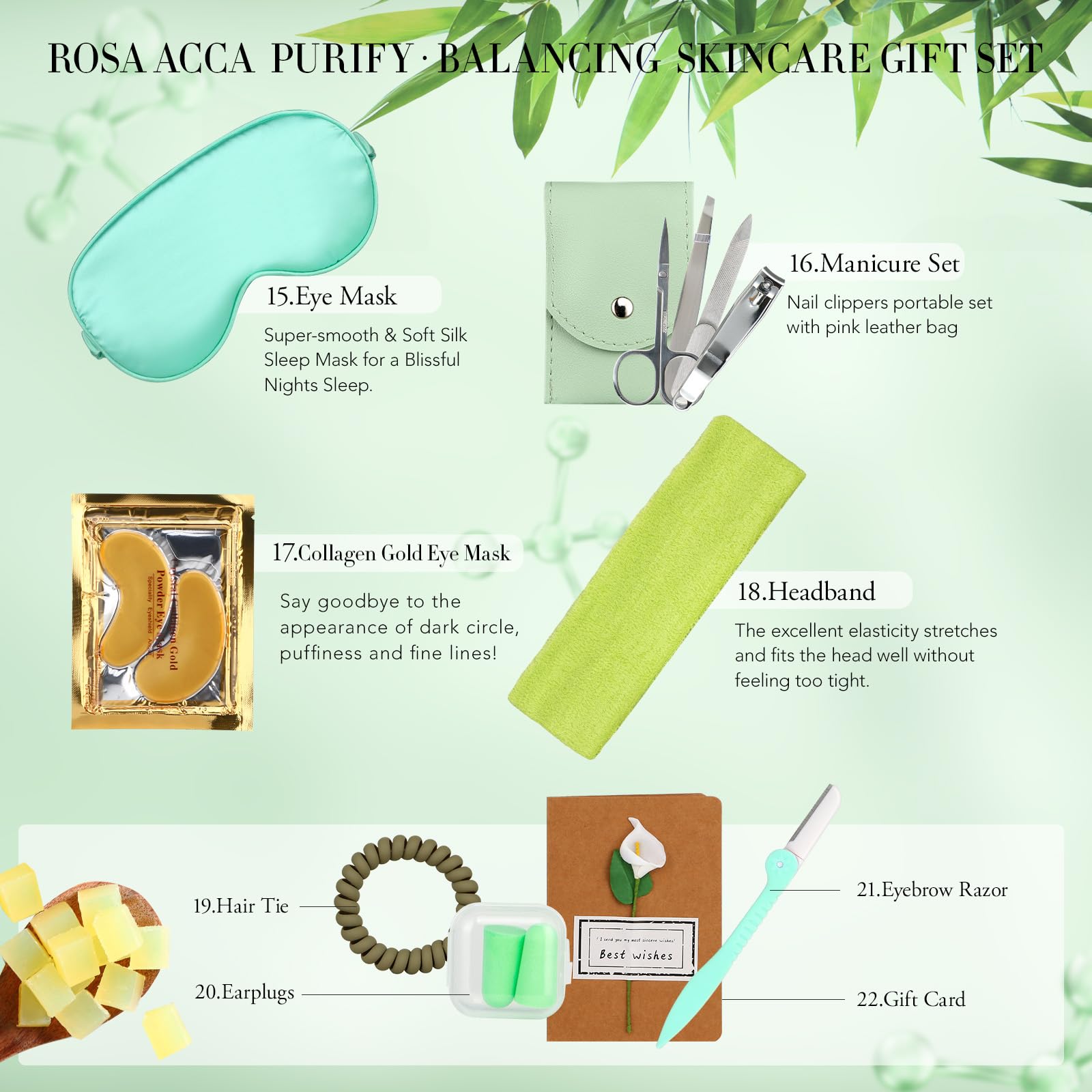 RA ROSA ACCA tea tree oil bottle for refreshing, balanced skin.