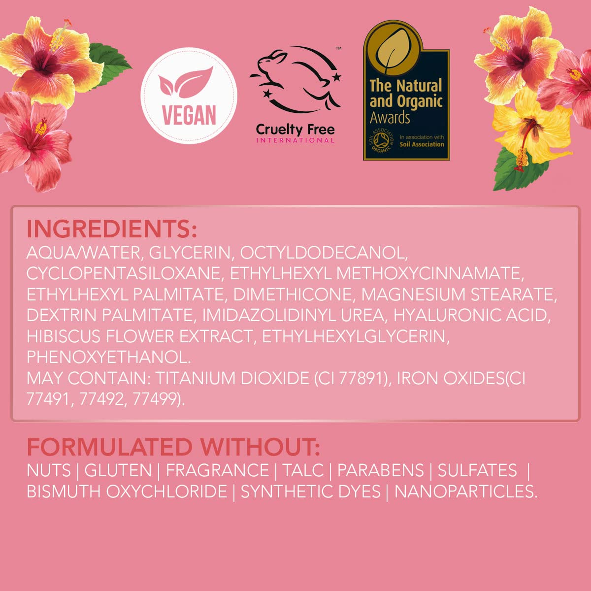 Rachel Couture CC Cream vegan and cruelty-free formula.