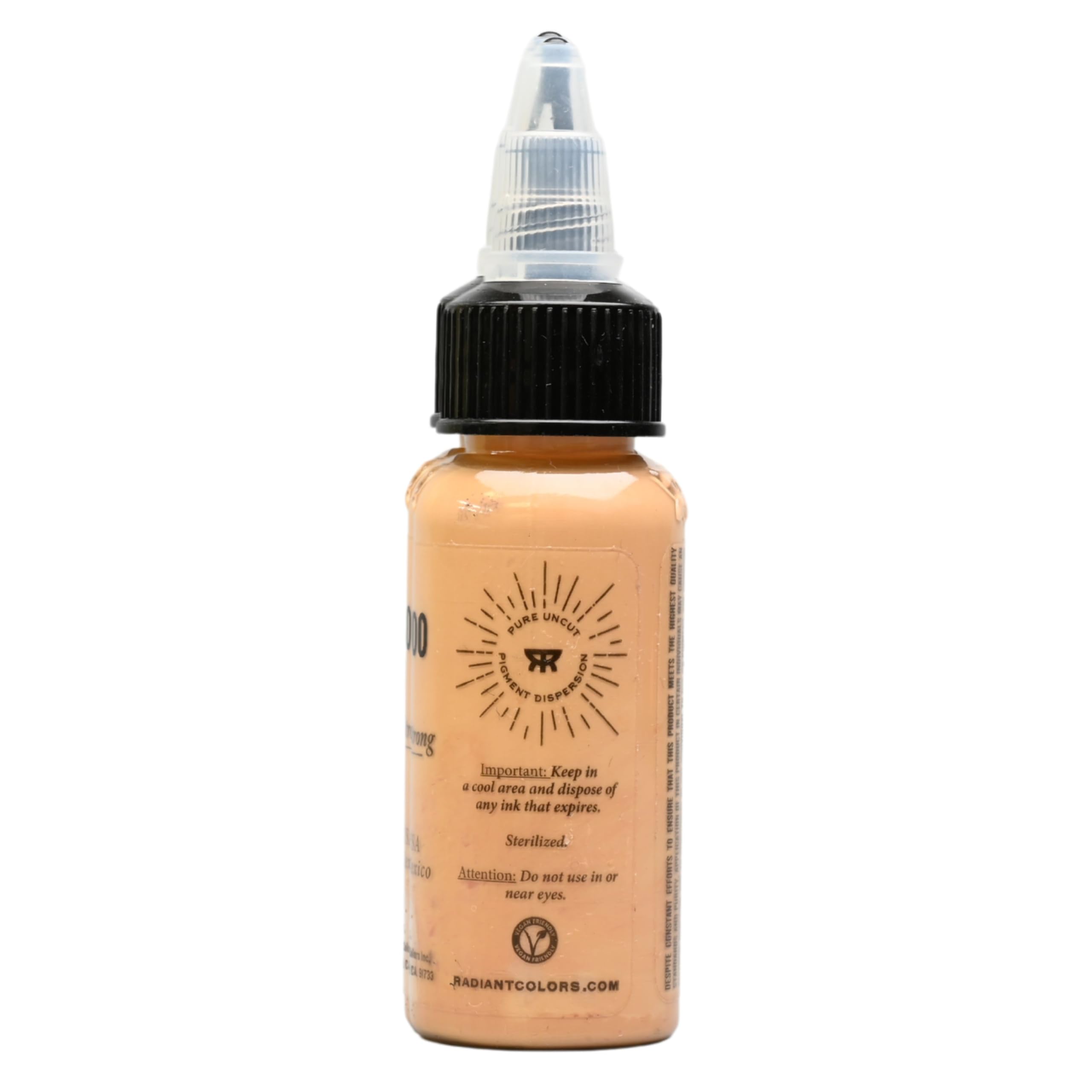 Radiant Colors Bamboo Brown ink glide showing effortless shading and blending.