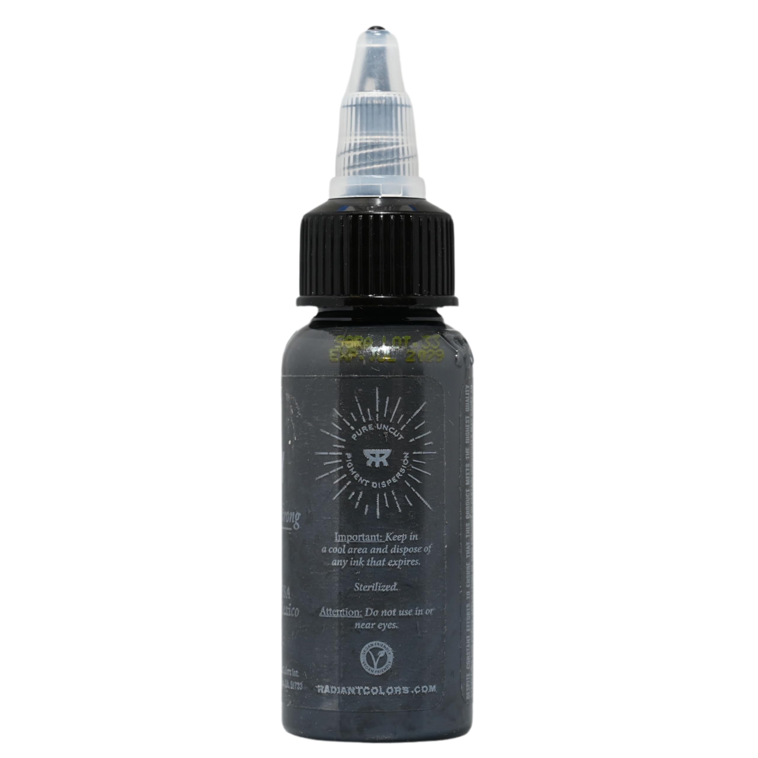 Radiant Colors Sly Gray ink delivers long-lasting vibrancy with minimal fade.