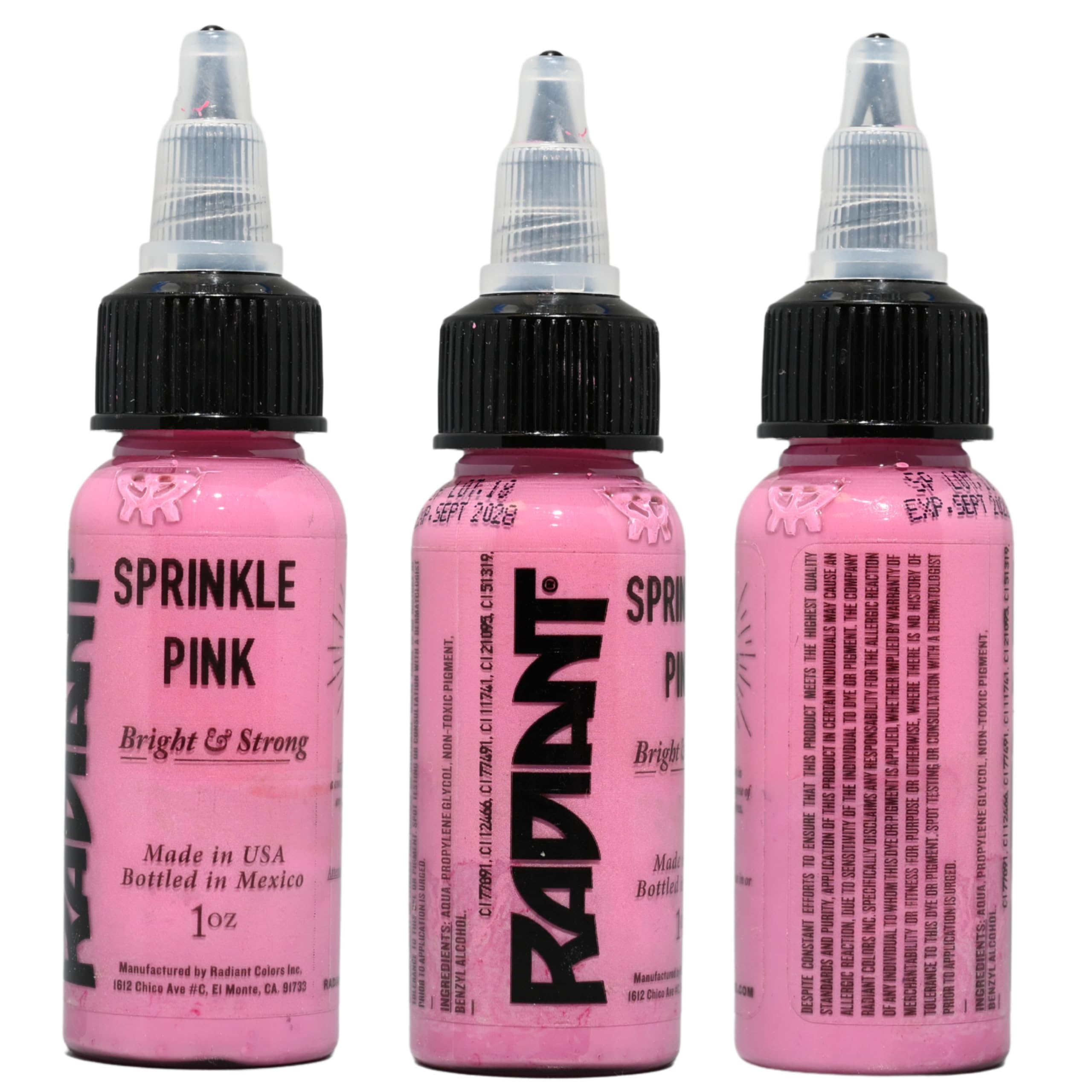 Radiant Colors Sprinkle Pink suitable for portraits with soft blush and depth