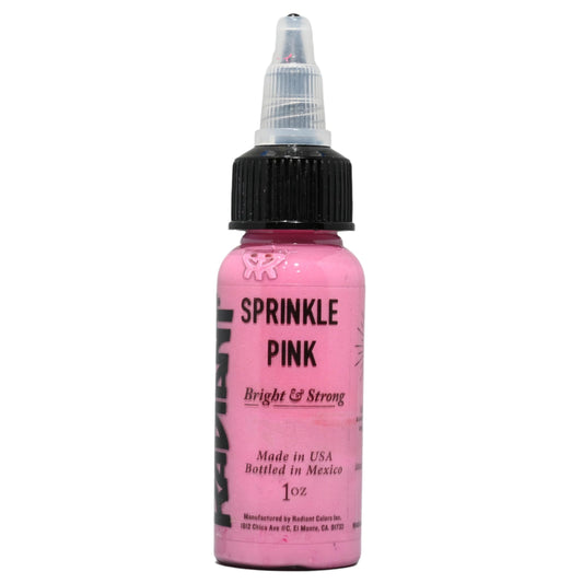 Radiant Colors Sprinkle Pink ink demonstrates smooth flow for precise lines