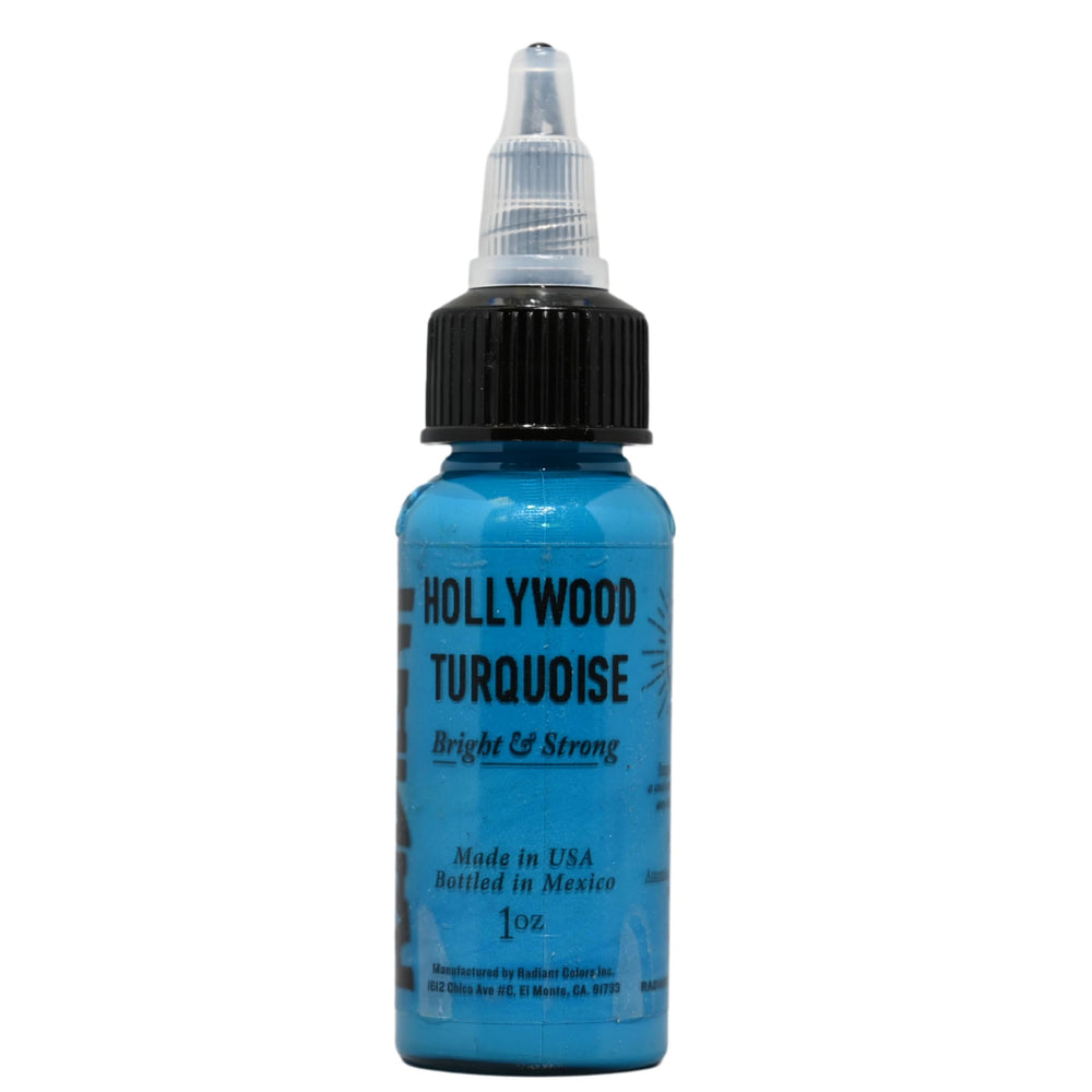 Radiant Colors Hollywood Turquoise ink used for precise shading and transitions.