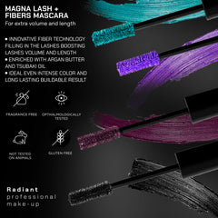 Radiant Pro Mascara no-clump formula creates smooth, separated lashes