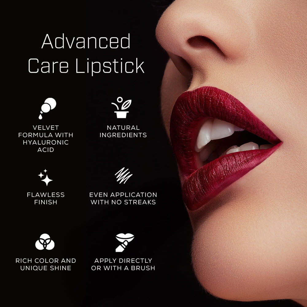 Radiant Professional Advanced Care Lipstick silky texture closeup emphasizes glide and hydration