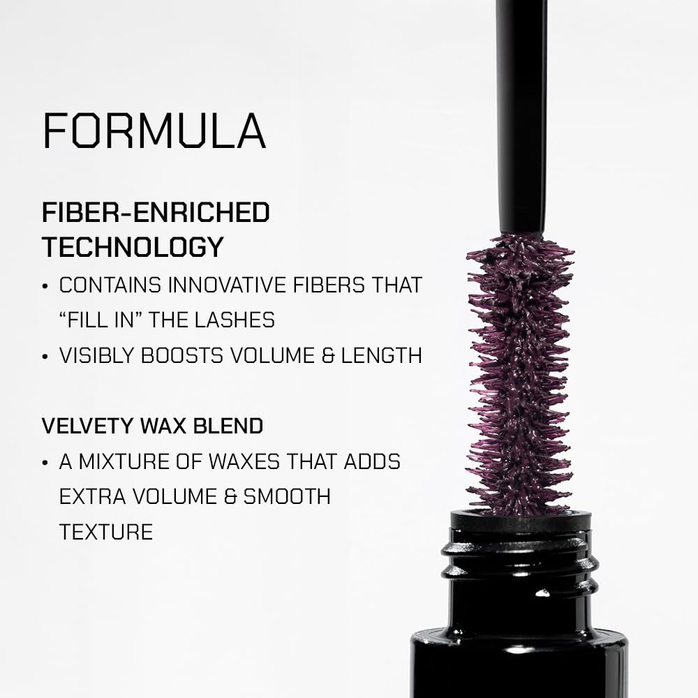 Radiant Professional Lengthening Mascara with argan butter and tsubaki oil nourishes lashes