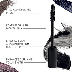 Radiant Professional Lengthening Mascara uses natural rice hull wax to condition lashes.