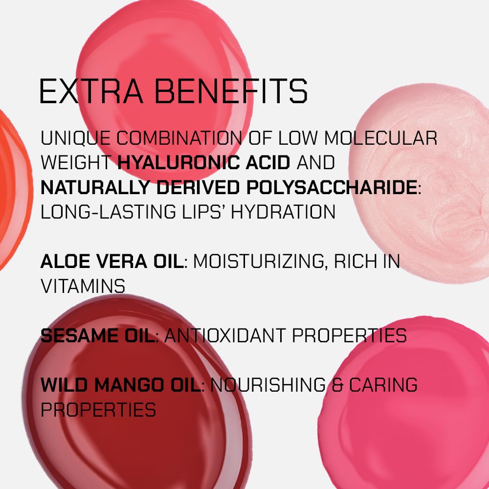 Radiant Professional Lip Glaze lips with high shine and non sticky look