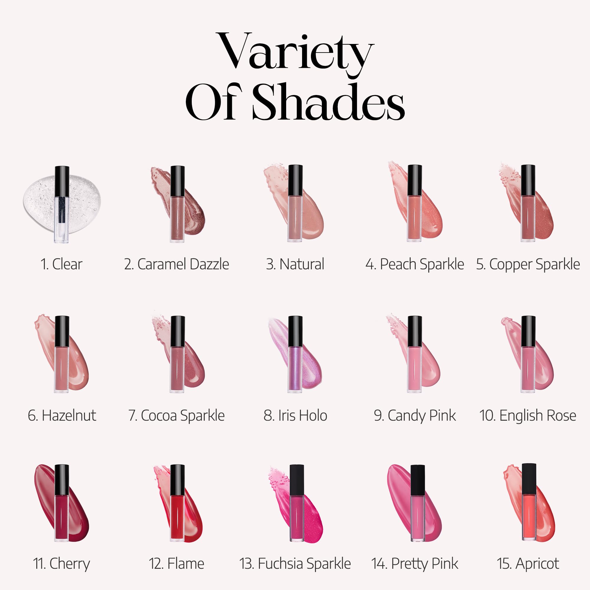 Radiant Professional Lip Glaze vegan formula label