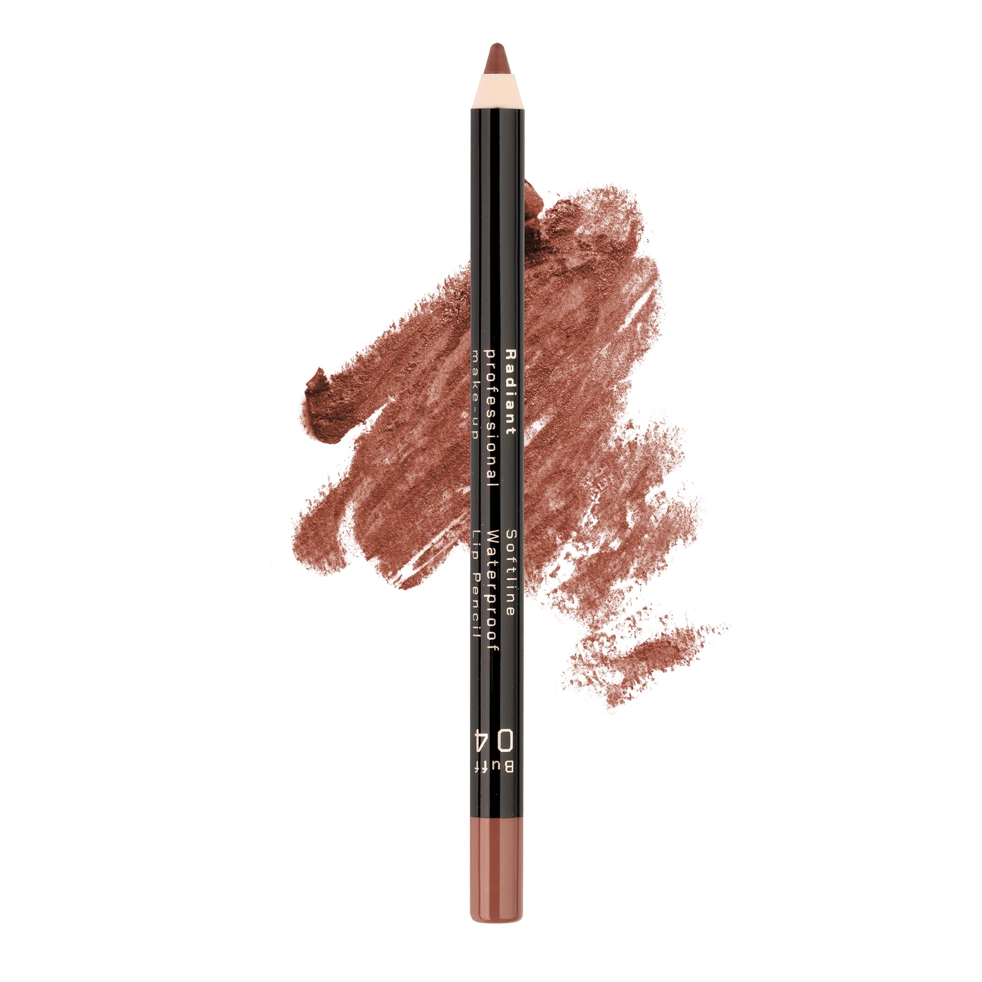 Radiant Softline Lip Liner Buff swatch shows precise, long-lasting color.