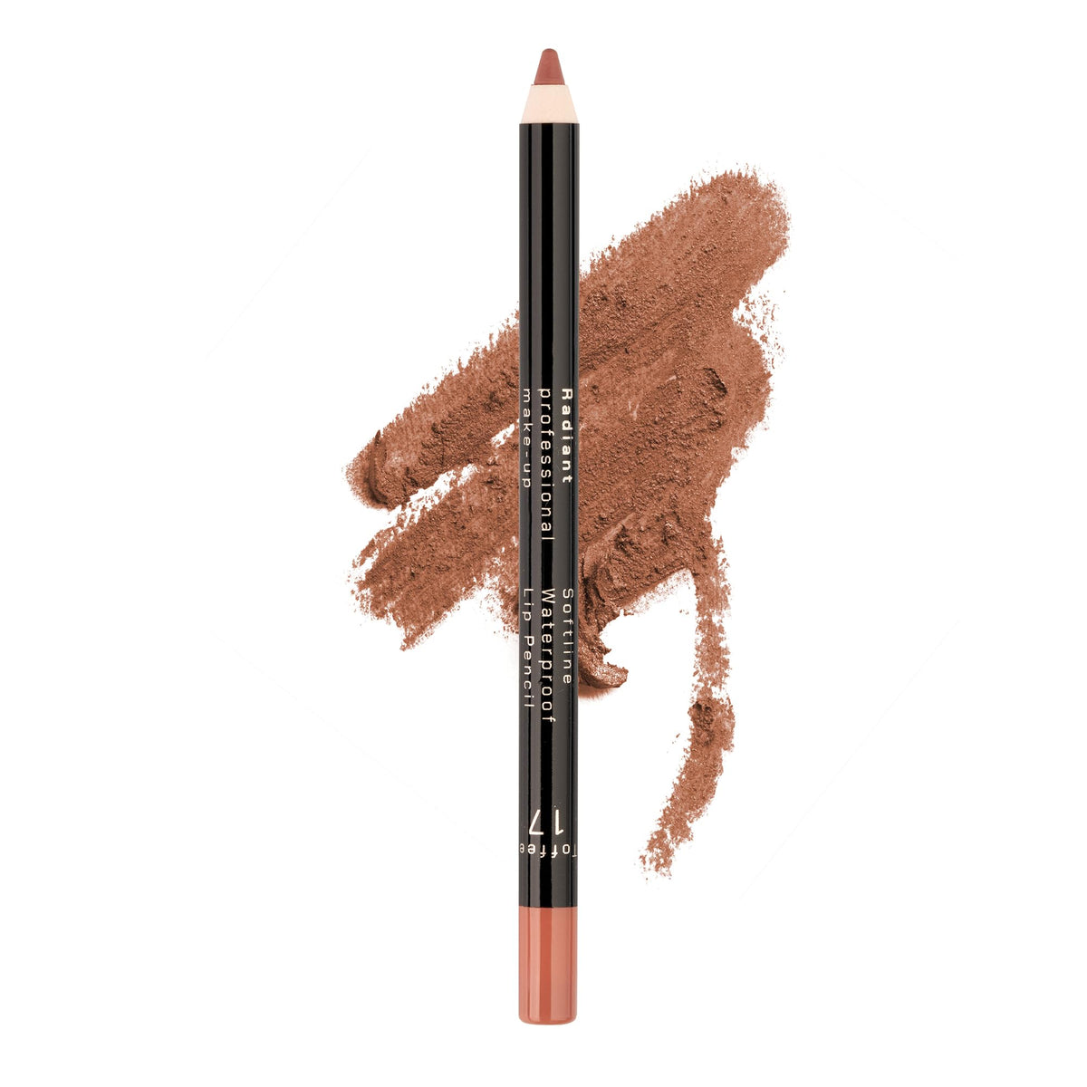 Radiant Professional Makeup Lip Liner Toffee close-up for precise definition and smooth application.