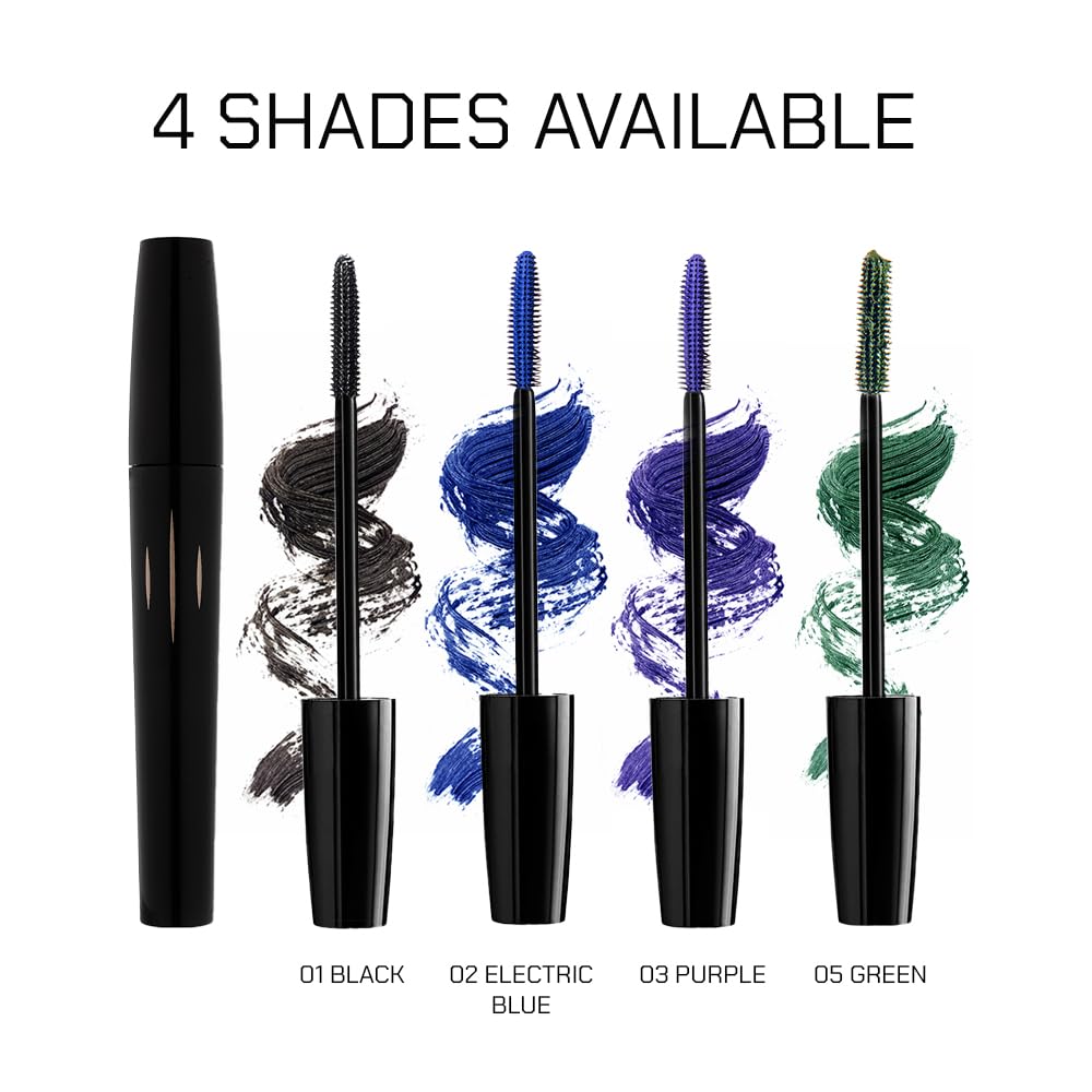 Radiant Studio Perfect Mascara wand demonstrates easy lash coating for fuller look