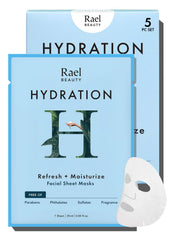 Rael bamboo sheet mask delivers deep hydration with fruit extracts.