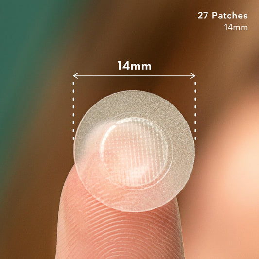 Rael patch adheres firmly, protecting budding blemishes from irritants