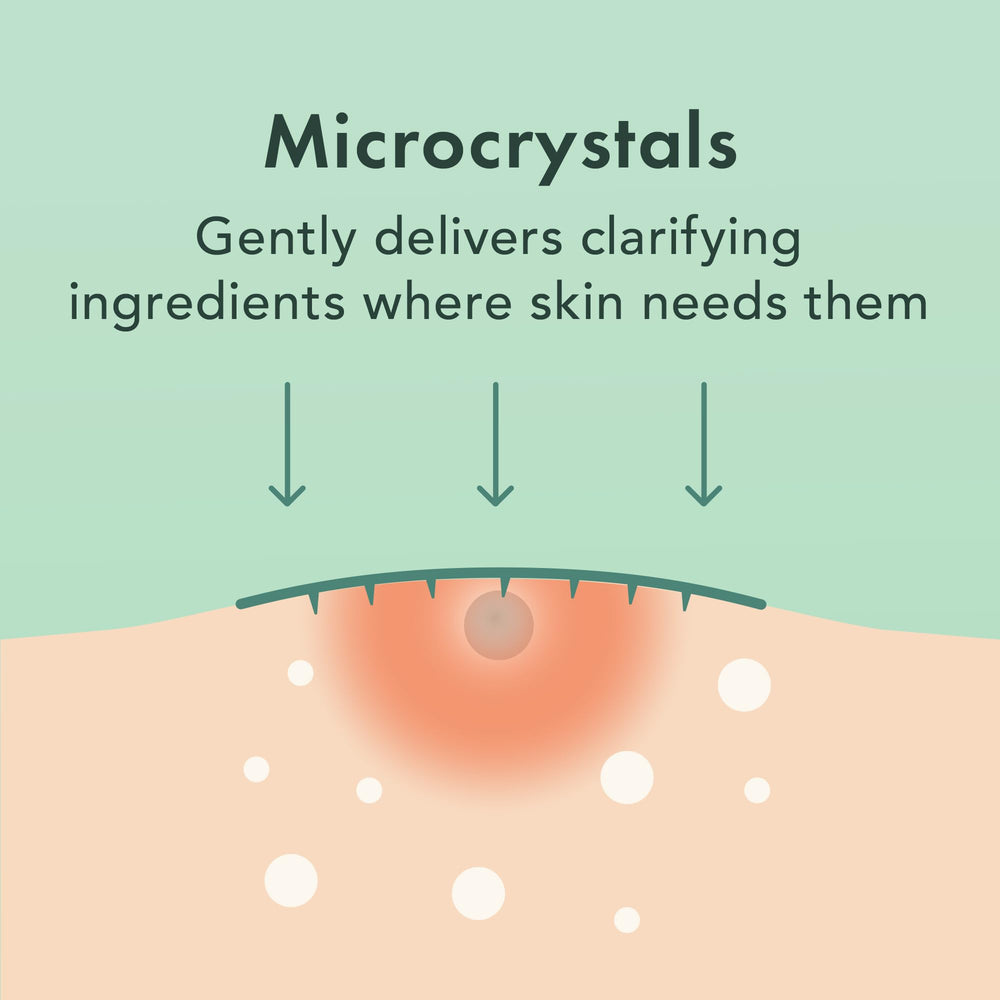 Rael patch features willow bark extract to support gentle skin around blemish