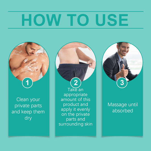 RAFZEG Prostate Relief Cream application demo with gentle rub for daily comfort