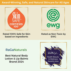RaGaNaturals eco-friendly packaging supports sustainable skincare.
