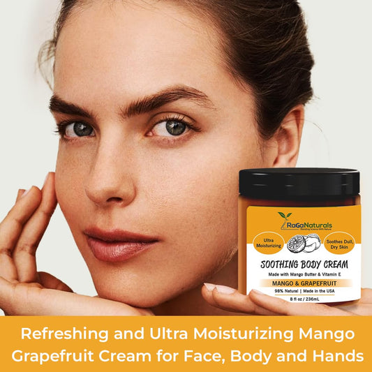 Texture close-up showing fast absorption by RaGaNaturals cream.