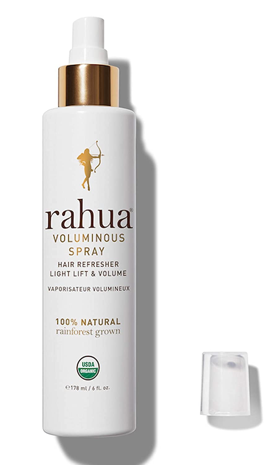 Rahua Voluminous Spray provides root lift to revitalize limp hair.
