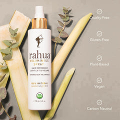 Rahua Voluminous Spray alcohol-free formula ideal for blow-drying.