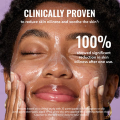 Rainforest passion fruit oil ingredient highlights hydrating properties for calm skin after washing.