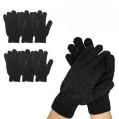 Rainmae Exfoliating Gloves 6-Pair Pack for a refreshing body scrub routine.