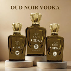 RAI PHALAIL Oud Noir on a dresser scene evokes luxury and confidence