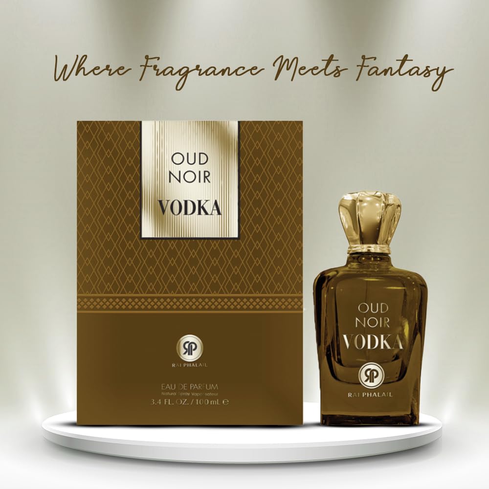 RAI PHALAIL Oud Noir spray action demonstrates easy application