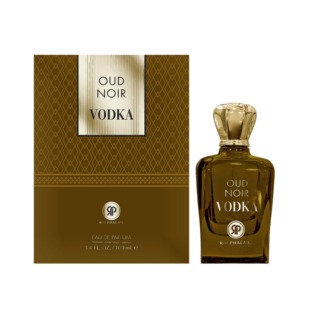 RAI PHALAIL Oud Noir Vodka EDP bottle showcasing luxury design and long-lasting aroma