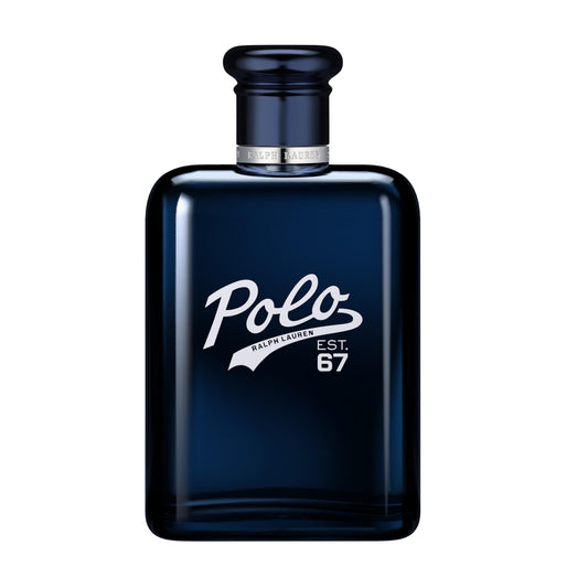Ralph Lauren Polo 67 bottle front view highlights tropical pineapple and citrus brightness for daytime wear