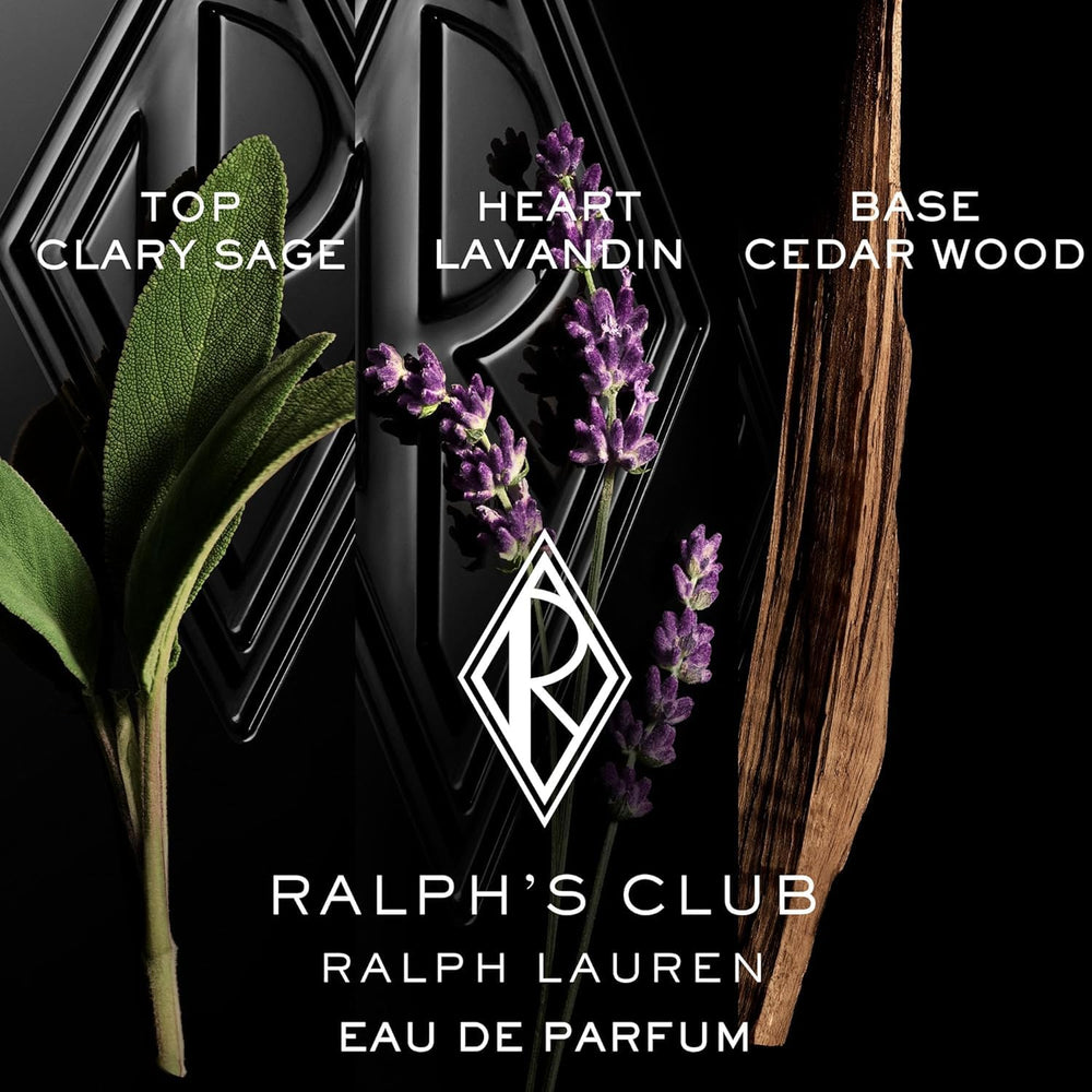 Ralph Lauren Ralph's Club EDP bottle emphasizing depth with warm, lasting notes.