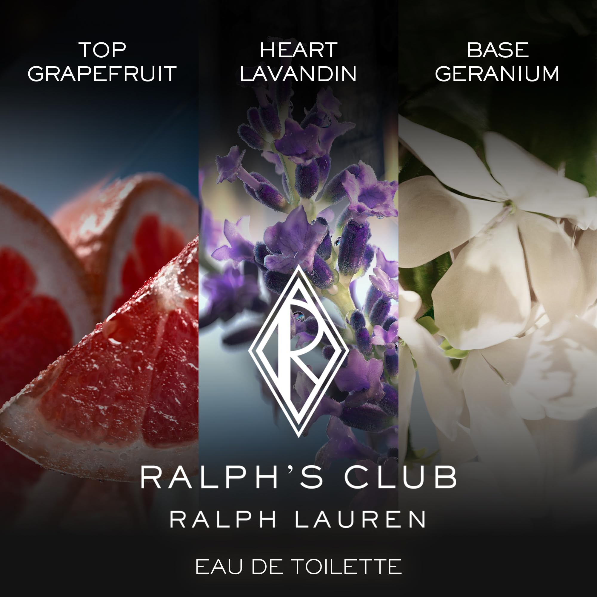 Ralph's Club spray action emphasizing quick, lasting aroma for evenings out