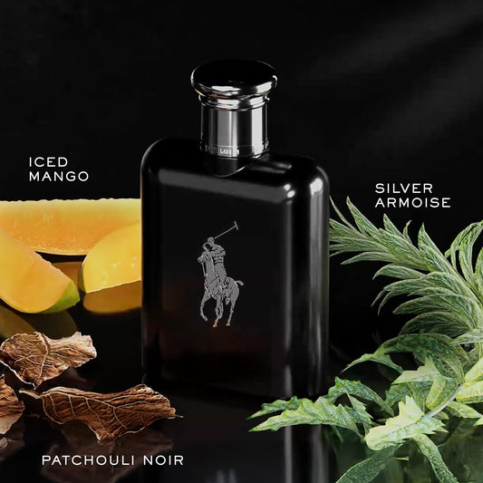 Ralph Lauren Polo Black travel-size bottle for on-the-go wear.